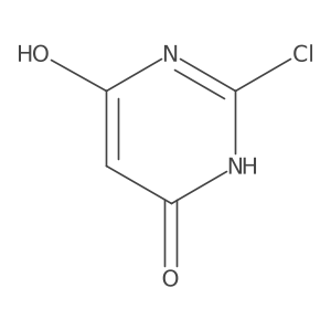 2-chloro-6-hydroxy-4(3H)-Pyrimidinone结构式