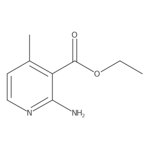 Ethyl 2-amino-4-methylnicotinate结构式