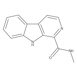 N-methyl-9H-pyrido[3,4-b]indole-1-carboxamide Structure