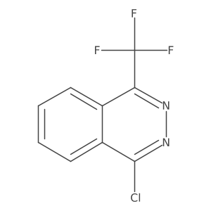Phthalazine, 1-chloro-4-(trifluoromethyl)- Structure