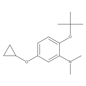 2-Tert-butoxy-5-cyclopropoxy-N,N-dimethylaniline Structure