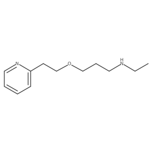 N-Ethyl-3-[2-(2-pyridinyl)ethoxy]-1-propanamine结构式