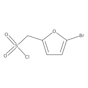 (5-Bromofuran-2-yl)methanesulfonyl chloride Structure
