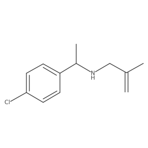n-(1-(4-Chlorophenyl)ethyl)-2-methylprop-2-en-1-amine Structure