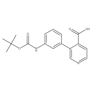 3-(3-BOC-Aminophenyl)isonicotinic acid Structure
