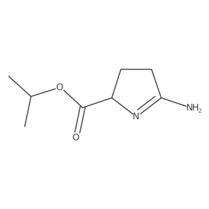 2H-Pyrrole-2-carboxylic acid, 5-amino-3,4-dihydro-, 1-methylethyl ester Structure