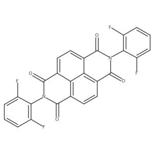 2,7-Bis(2,6-difluorophenyl)benzo[lmn][3,8]phenanthroline-1,3,6,8(2H,7H)-tetraone Structure
