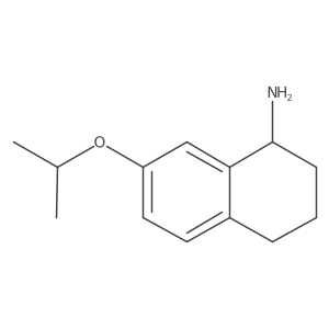 7-(Propan-2-yloxy)-1,2,3,4-tetrahydronaphthalen-1-amine结构式