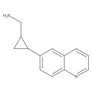 [2-(Quinolin-6-yl)cyclopropyl]methanamine结构式