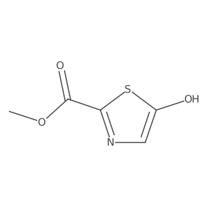 Methyl 5-hydroxy-2-thiazolecarboxylate结构式