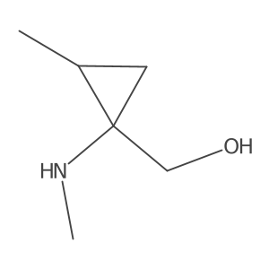 rel-((1R,2R)-2-Methyl-1-(methylamino)cyclopropyl)methanol Structure
