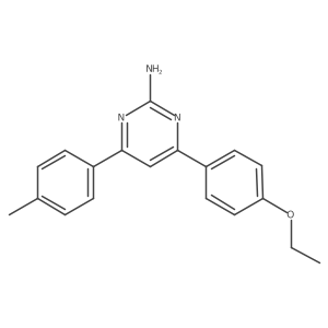 4-(4-Ethoxyphenyl)-6-(4-methylphenyl)pyrimidin-2-amine结构式