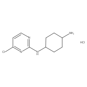 N1-(4-chloropyrimidin-2-yl)cyclohexane-1,4-diamine hydrochloride Structure