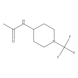 N-(1-(trifluoromethyl)piperidin-4-yl)acetamide Structure