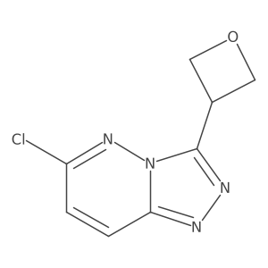 6-Chloro-3-(oxetan-3-YL)-[1,2,4]triazolo[4,3-B]pyridazine Structure