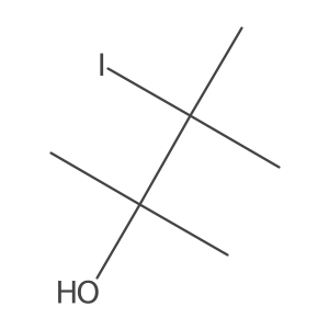 3-Iodo-2,3-dimethylbutan-2-ol Structure
