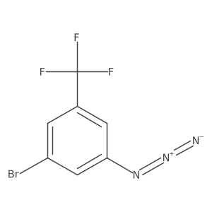 1-Azido-3-bromo-5-(trifluoromethyl)benzene Structure