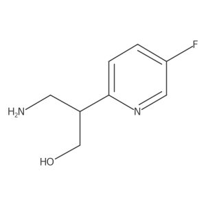 3-Amino-2-(5-fluoropyridin-2-yl)propan-1-ol Structure