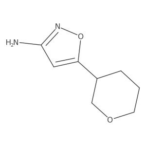 5-(Oxan-3-yl)-1,2-oxazol-3-amine结构式