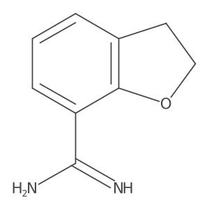2,3-Dihydro-1-benzofuran-7-carboximidamide结构式