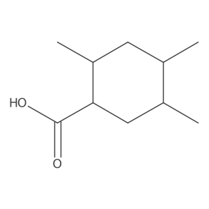 2,4,5-Trimethylcyclohexanecarboxylic acid结构式