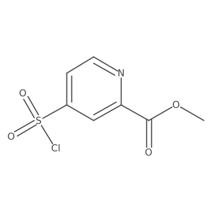 Methyl 4-(chlorosulfonyl)pyridine-2-carboxylate Structure