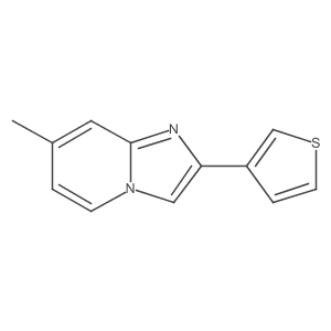 7-Methyl-2-(thiophen-3-yl)imidazo[1,2-a]pyridine Structure