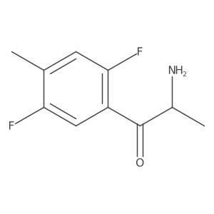 2-Amino-1-(2,5-difluoro-4-methylphenyl)propan-1-one Structure