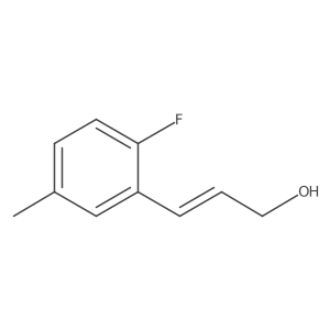 3-(2-Fluoro-5-methylphenyl)prop-2-en-1-ol Structure