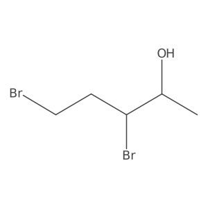 Erythro-3,5-dibromo-2-pentanol结构式