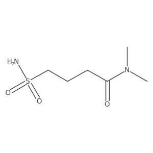 N,N-dimethyl-4-sulfamoylbutanamide结构式
