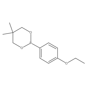 2-(4-Ethoxyphenyl)-5,5-dimethyl-1,3,2-dioxaborinane Structure