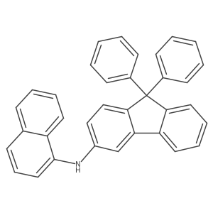 N-1-Naphthalenyl-9,9-diphenyl-9H-fluoren-3-amine Structure