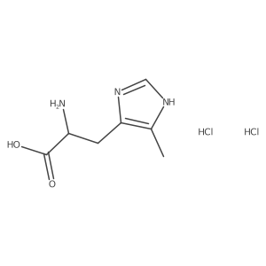 2-Amino-3-(5-methyl-1H-imidazol-4-yl)propanoic acid;dihydrochloride结构式