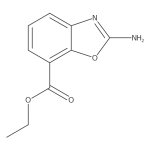 Ethyl 2-amino-1,3-benzoxazole-7-carboxylate Structure
