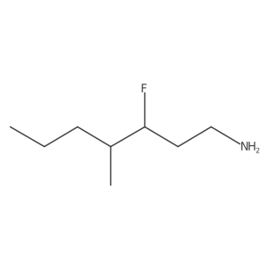 3-Fluoro-4-methylheptan-1-amine结构式