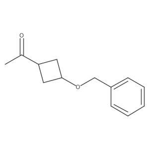 1-(3-(Benzyloxy)cyclobutyl)ethanone结构式