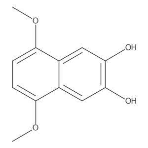 5,8-Dimethoxy-2,3-naphthalenediol结构式