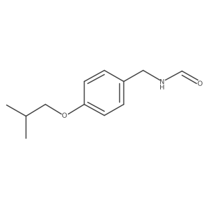 N-[[4-(2-methylpropoxy)phenyl]methyl]formamide Structure
