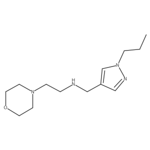 [2-(morpholin-4-yl)ethyl][(1-propyl-1H-pyrazol-4-yl)methyl]amine Structure
