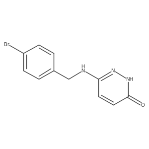 6-((4-Bromobenzyl)amino)pyridazin-3-ol Structure