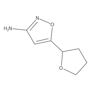 5-(Oxolan-2-yl)-1,2-oxazol-3-amine Structure