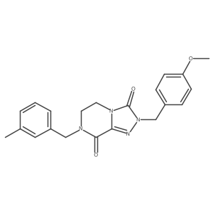 2-(4-methoxybenzyl)-7-(3-methylbenzyl)-6,7-dihydro[1,2,4]triazolo[4,3-a]pyrazine-3,8(2H,5H)-dione Structure