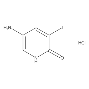 5-Amino-3-iodo-pyridin-2-ol hydrochloride Structure