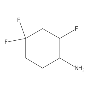 2,4,4-Trifluorocyclohexan-1-amine Structure
