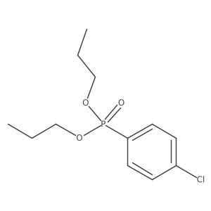 Phosphonic acid, (4-chlorophenyl)-, dipropyl ester结构式