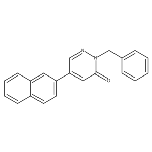 2-Benzyl-5-(naphthalen-2-yl)pyridazin-3(2h)-one Structure