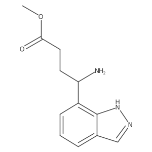 methyl 4-amino-4-(1H-indazol-7-yl)butanoate结构式