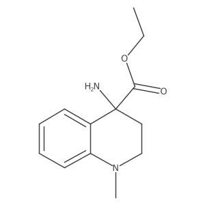 Ethyl 4-amino-1-methyl-2,3-dihydroquinoline-4-carboxylate Structure