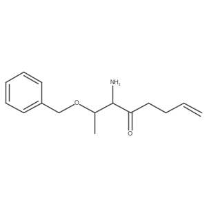 3-Amino-2-(benzyloxy)oct-7-en-4-one结构式